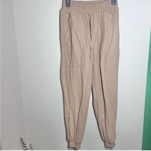 Love Tree Tan Jogger Pants